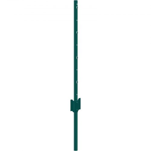 Staketstolpe, 10-pack U-profil kraftig, 86.5x15x91.4 cm, Grön, Stål