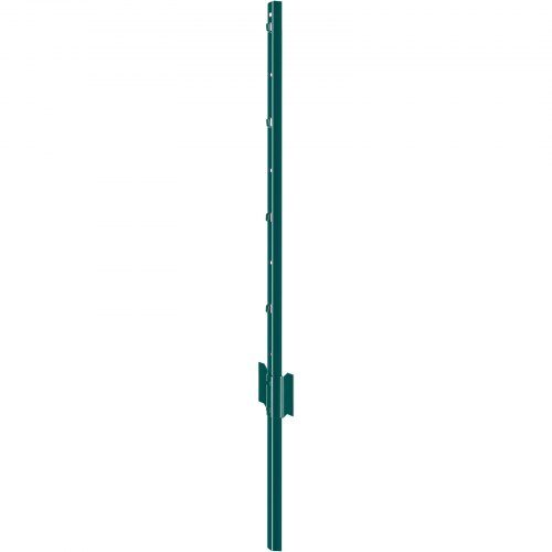 Staketstolpe, 10-pack U-profil kraftig, 86.5x15x91.4 cm, Grön, Stål