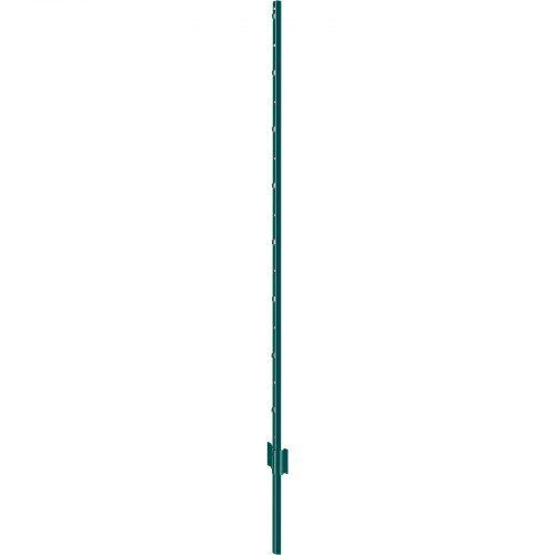 Hegnspæl, 10-pak U-profil kraftig stål, 86.5x15x152.4 cm, grøn