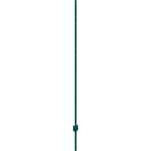 Hegnspæl 86.5x15x182.8 cm Grøn Metal Pakke med 10