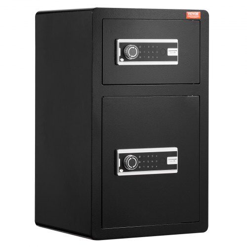 Pengeskab, 4.5 cu.ft, 70x42x38 cm, Sort, Stål