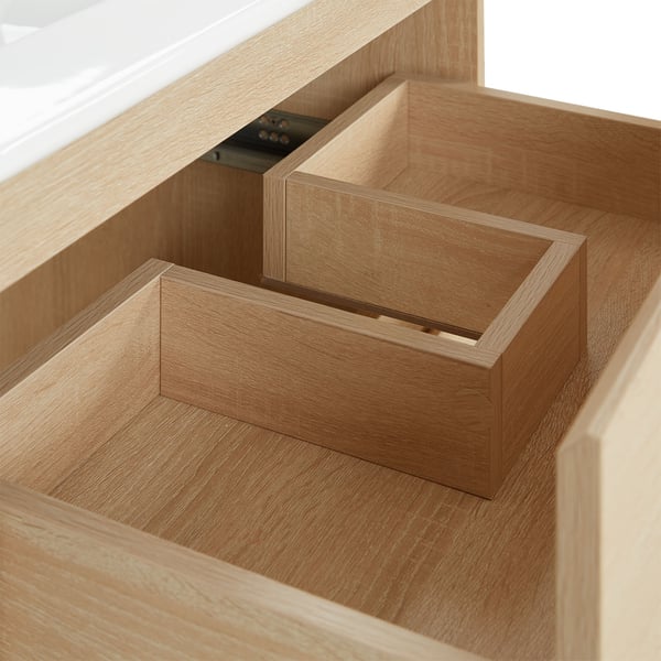 Badeværelsesmøbelsæt, Home, 61x124x47 cm, Beige