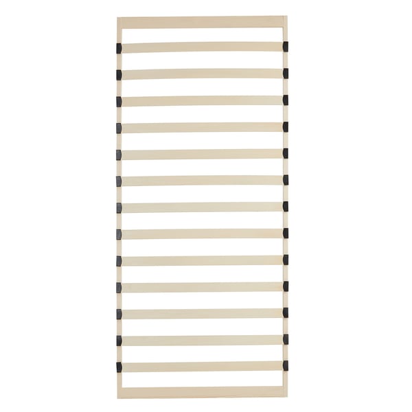 Seng lamelbund, Home, 89,5x6x200 cm, brun