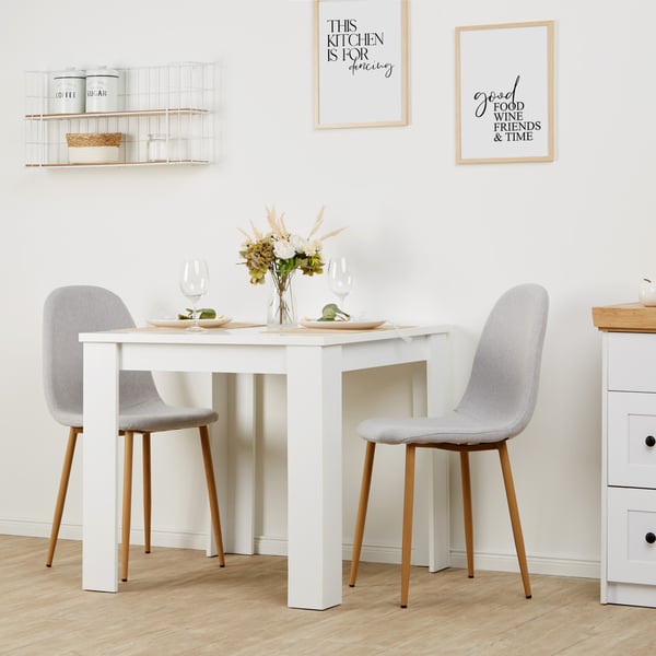 Spisestol Sæt, Home, 44x88x45,5 cm, Grå