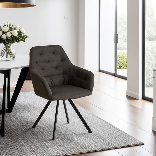 Spisestol sæt, Home, 59x88x57 cm, grå