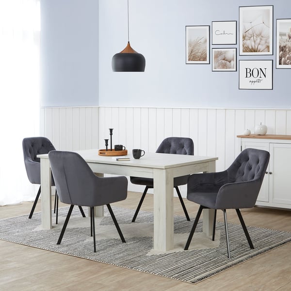 Matstolsset, Home, 59x87,5x65 cm, Grå