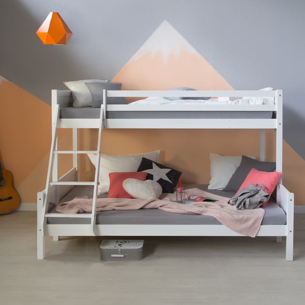 Køjeseng, Home, 207x146.5x139 cm, Hvid