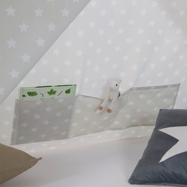 Børneseng, Home, Tipi Telt Seng med Madras, 105,5x208x132,5 cm, Grå