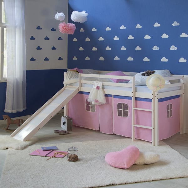 Våningssäng, Home, 207,5x110x219,5 cm, Rosa