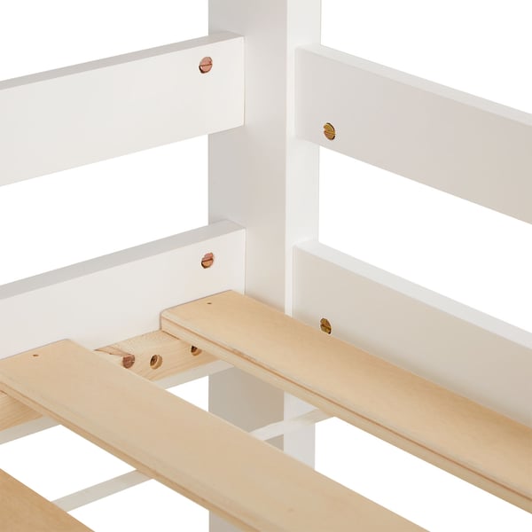 Køjeseng, Home, 203x202.5x98 cm, Hvid