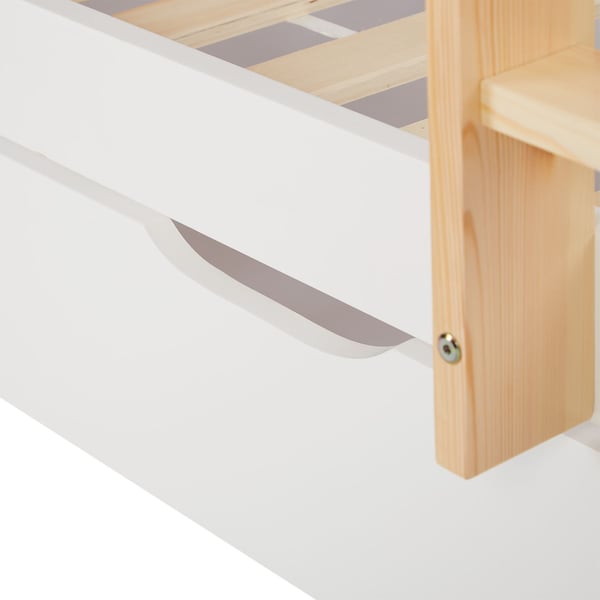 Køjeseng, Home, 203x202.5x98 cm, Hvid
