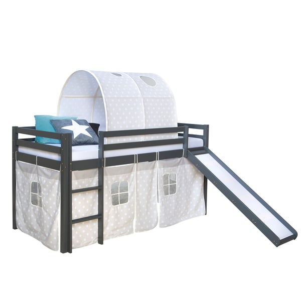 Loftseng, Home, 207,5x161,5x219,5 cm, Grå