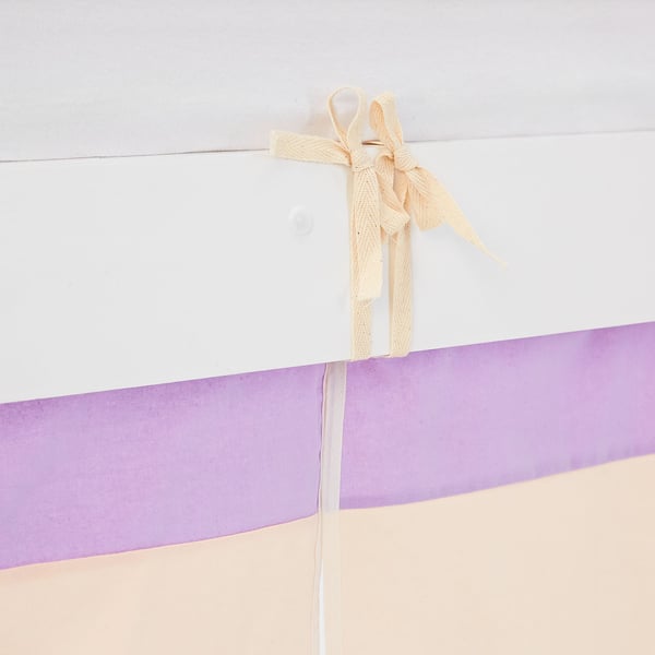 Loftseng, Home, 207,5x160x99,5 cm, Hvid, Lilla, Orange