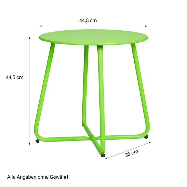 Sidebord, Home, 44.5x44.5x44.5 cm, Grøn