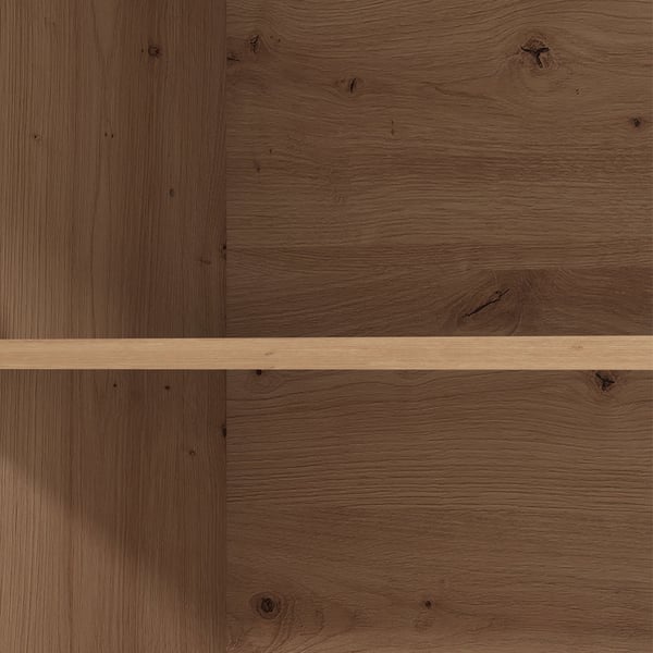 Køkkenskabssæt, Home, 200x85,5x60 cm, hvid og brun