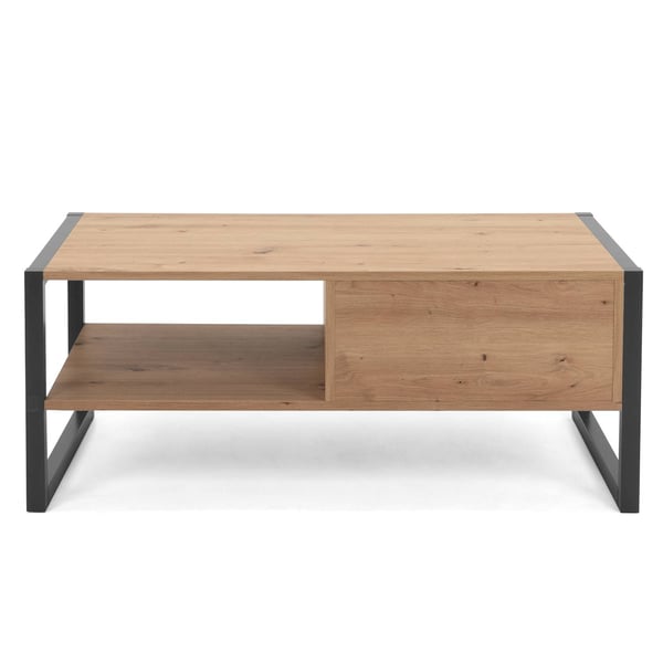 Sofabord, Home, 100x55x40 cm, Grå, Brun