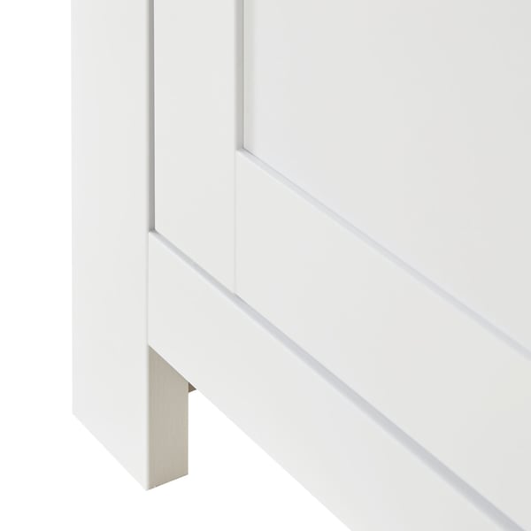 Highboard Skab, Home, 64x199,5x41 cm, Hvid, Brun