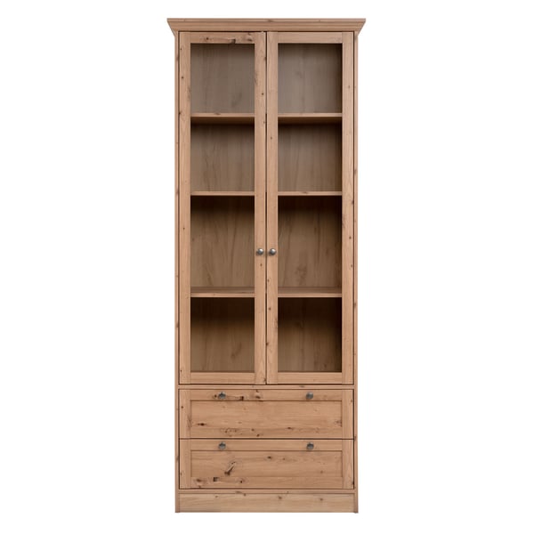 Highboard skab, Home, 80x200x45 cm, brun