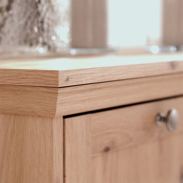 Highboard skab, Home, 80x200x45 cm, brun