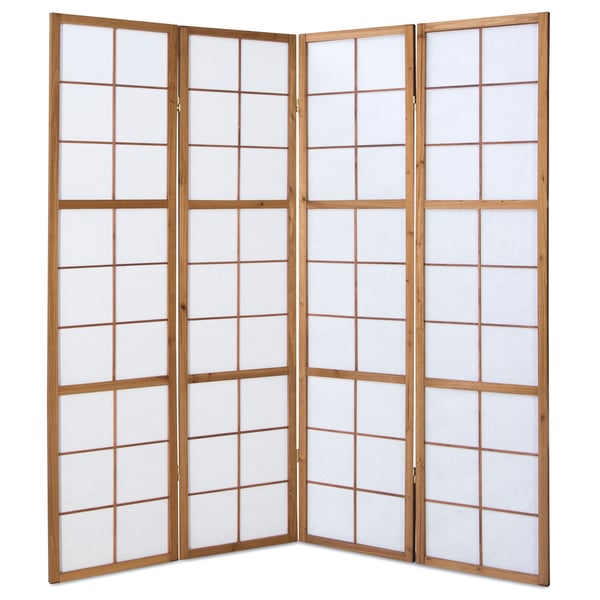 Rumdeler, Home, Shoji sammenklappelig, 176x2.2x175 cm, brun