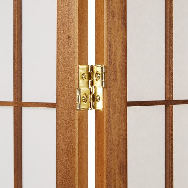 Rumdeler, Home, Shoji foldbar 6 paneler, 264x2.2x175 cm, brun