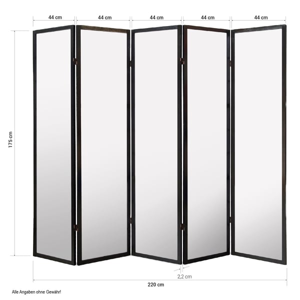 Rumdeler, Home, 220x2.2x179 cm, Hvid