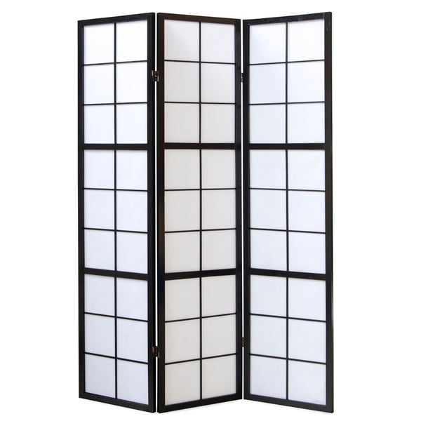 Rumdeler, Home, Shoji 3-panel foldbar, 132x2,2x175 cm, sort
