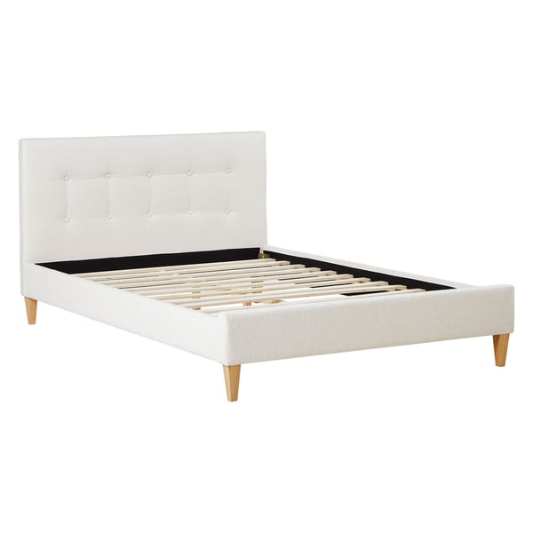 Polstret seng, Home, 145,5x95x211 cm, Beige