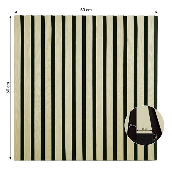 Väggpanel, Home, 60x60 cm, Kräm