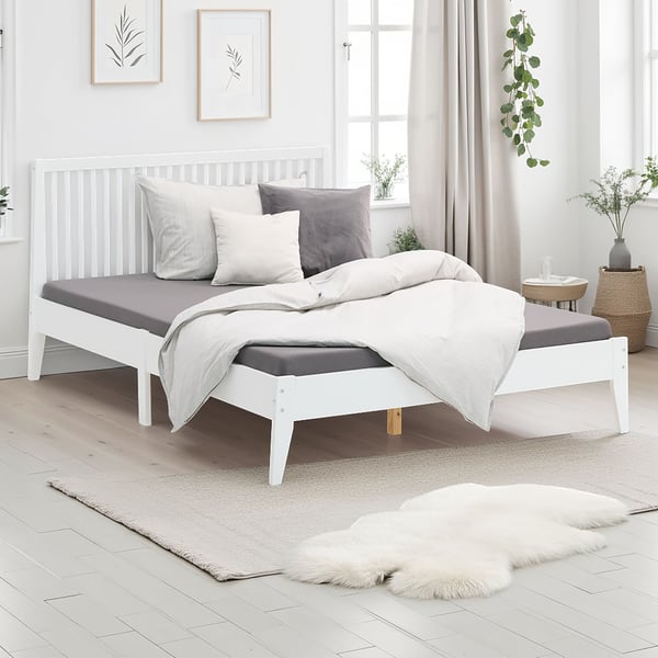 Seng, Home, 146x207 cm, Hvid