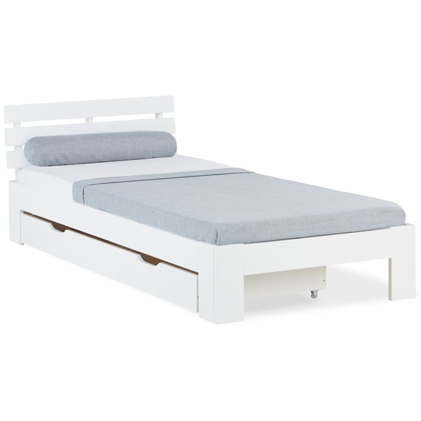 Enkeltseng, Home, 94,5x204,5x66,7 cm, Hvid