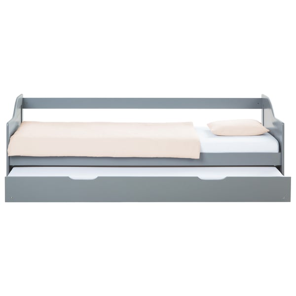 Sänky säilytyslaatikolla, Home, 206x66x97,5 cm, harmaa