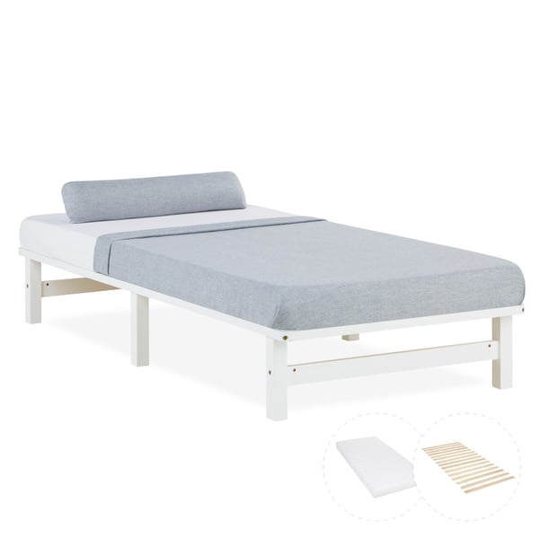Enkeltseng, Home, 90x28x200 cm, Hvid