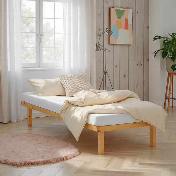 Seng, Home, 90x33x200 cm, Brun