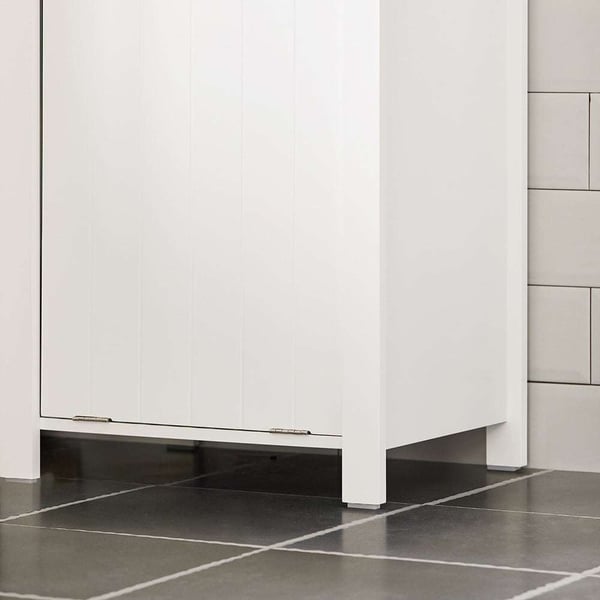 Opbevaringsskab, BZR102-W, 43x34x171 cm, Hvid