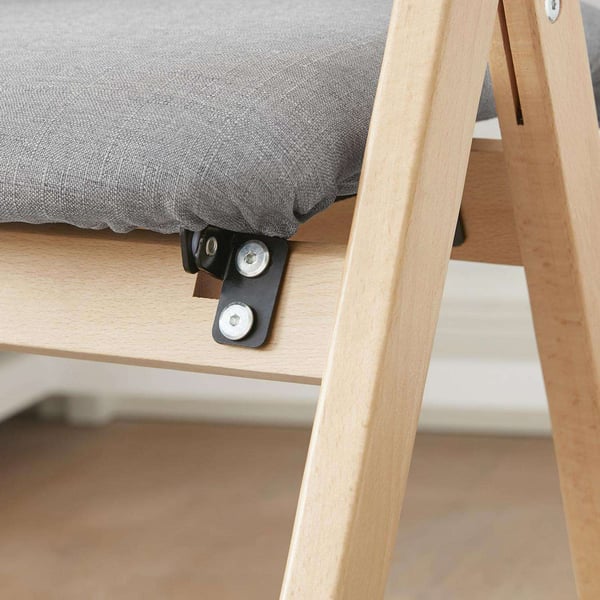 Foldbar stol, FST92-N, 57x79x47 cm, Grå