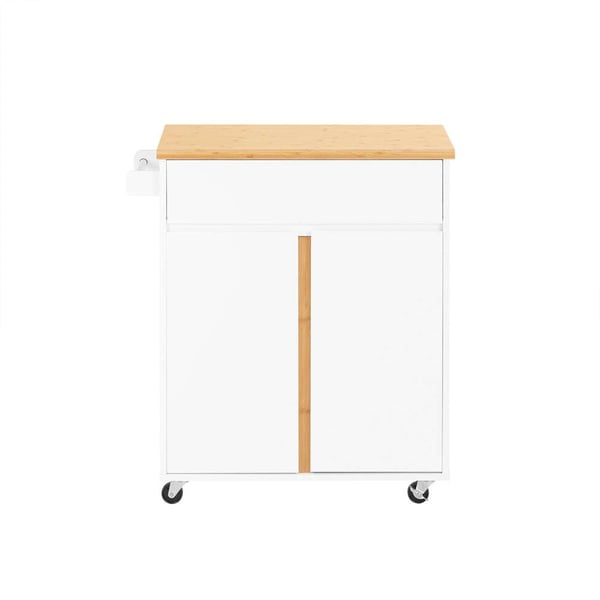 Kökstrolley, FKW125-WN, 74x40x85 cm, Vit