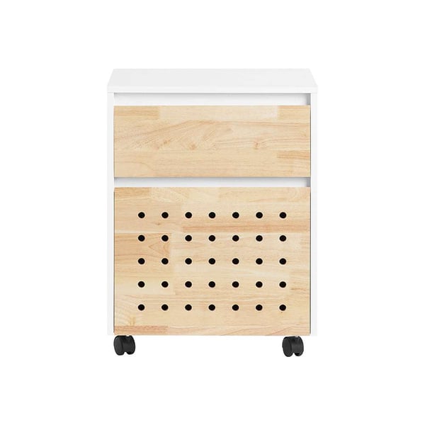Mobil Filing Cabinet, ASK06-WN, 45x45x59 cm, Træ