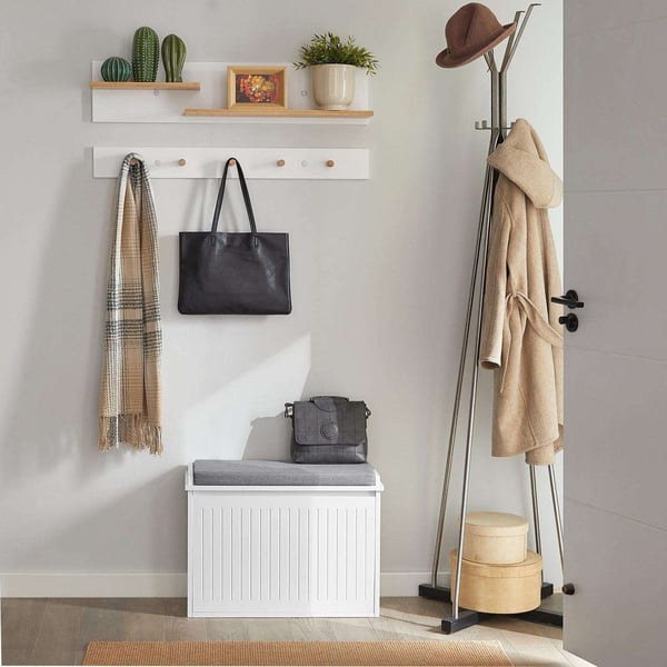 Kenkäpenkki, FSR98-W, 62x25x46 cm, Valkoinen
