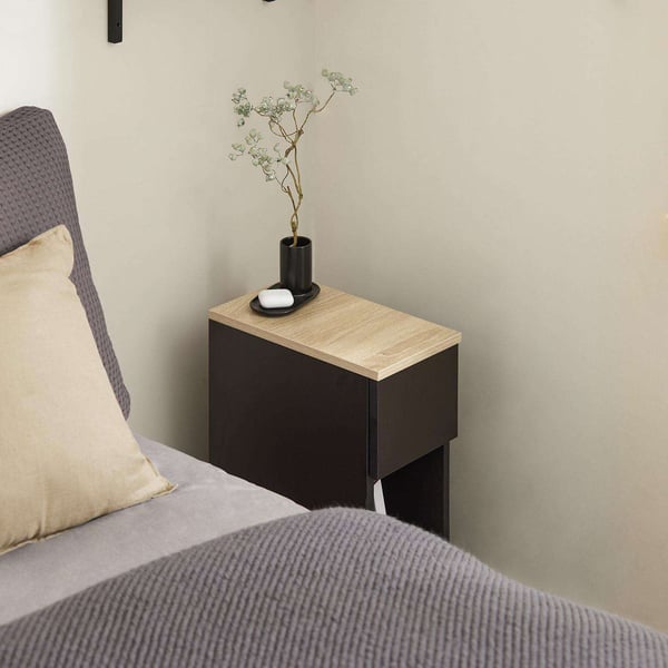 Sidebord, FBT111-SCH, 20x33x60 cm, Brun
