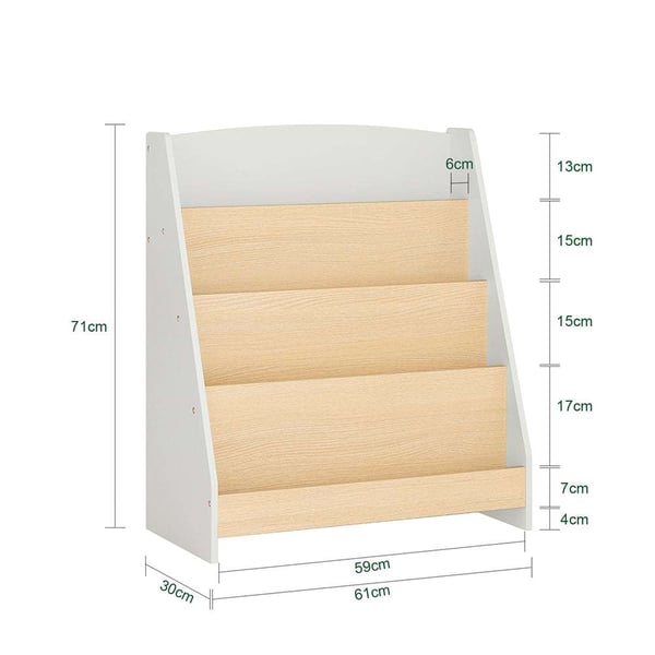 Bogreol, KMB106-HG, 61x71x30 cm, Brun