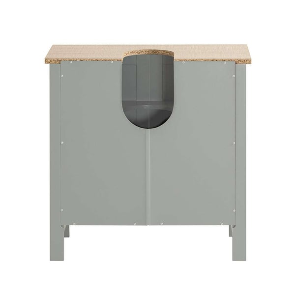 Badeværelsesskab, BZR69-HG, 60x30x60 cm, Grå