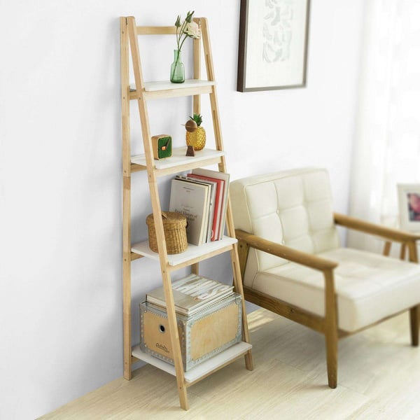Foldbar hylde, FRG162-N, 42x34x140 cm, Brun