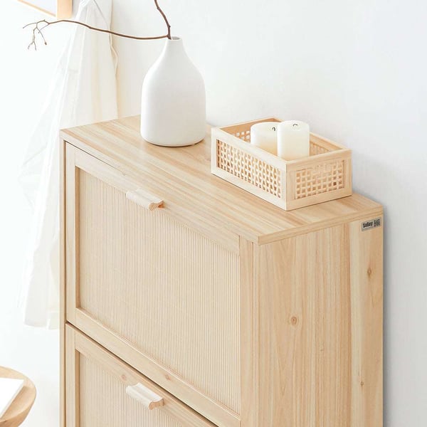 Stuemøbler, Skoskab, FSB87, 80x35x87 cm, Brun