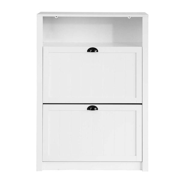 Skoskåp, FSR87-W, 80x24x110 cm, Brun