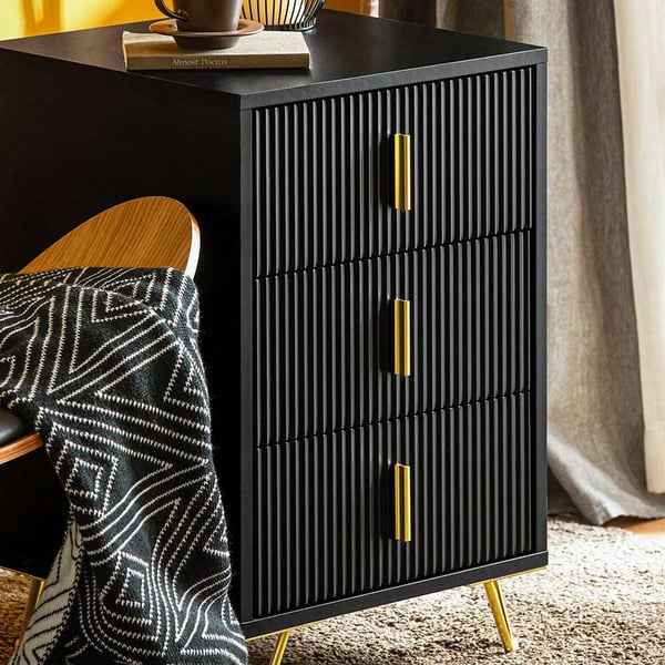 Natbord, FBT115-L-SCH, 40x40x63 cm, Brun