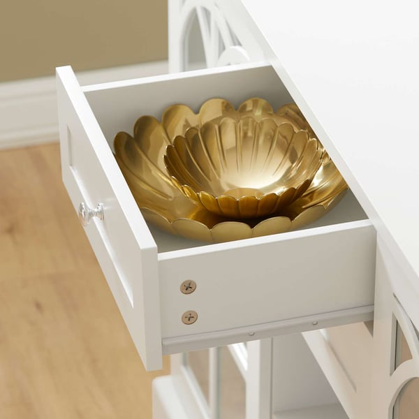 Buffet Sideboard, FSB79-W, 120x39x78 cm, Hvid
