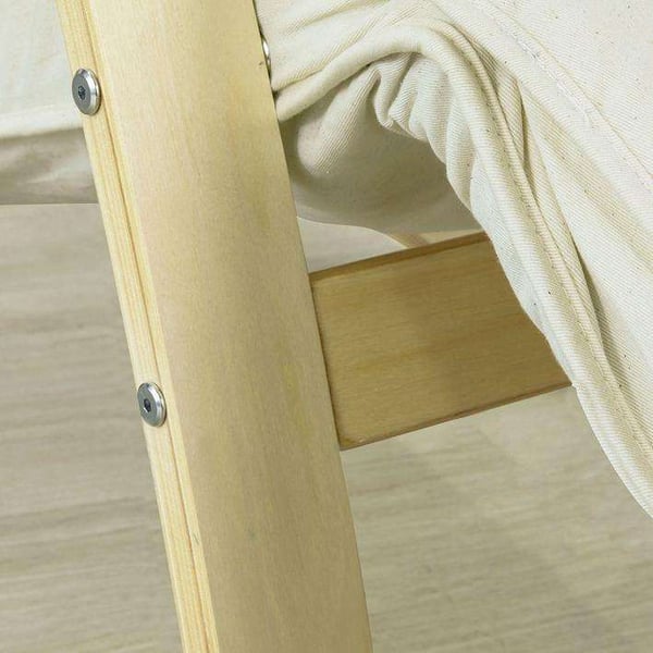 Gynge Stol, FST16-W, Siddehøjde 40 cm Sittedybde 49 cm, Beige
