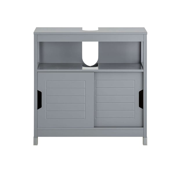Vaskebordskabinet, FRG128-SG, 60x30x60 cm, Grå