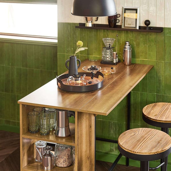 Barbord, FWT98-PF, 120x63x95 cm, Brun